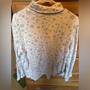 Snowflake turtleneck